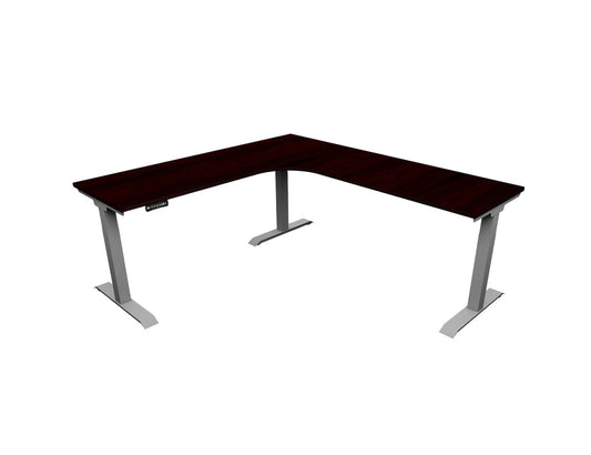 i5 Industries iRize Height Adjustable L-Shaped Desk - Black - SKU IS6060