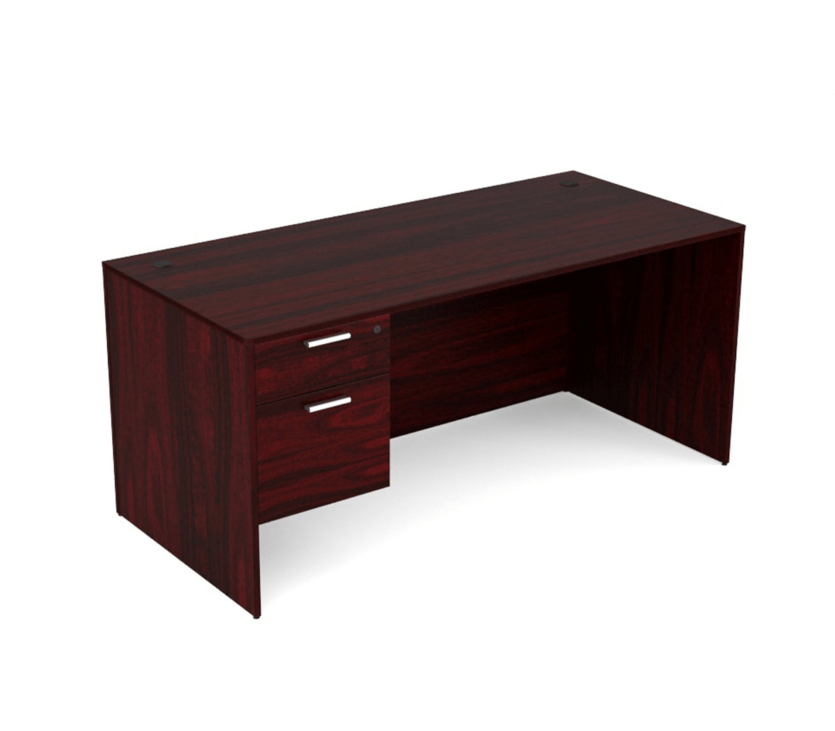 i5 Industries Rectangular Laminate Desk - Mahogany - SKU D3060P-3