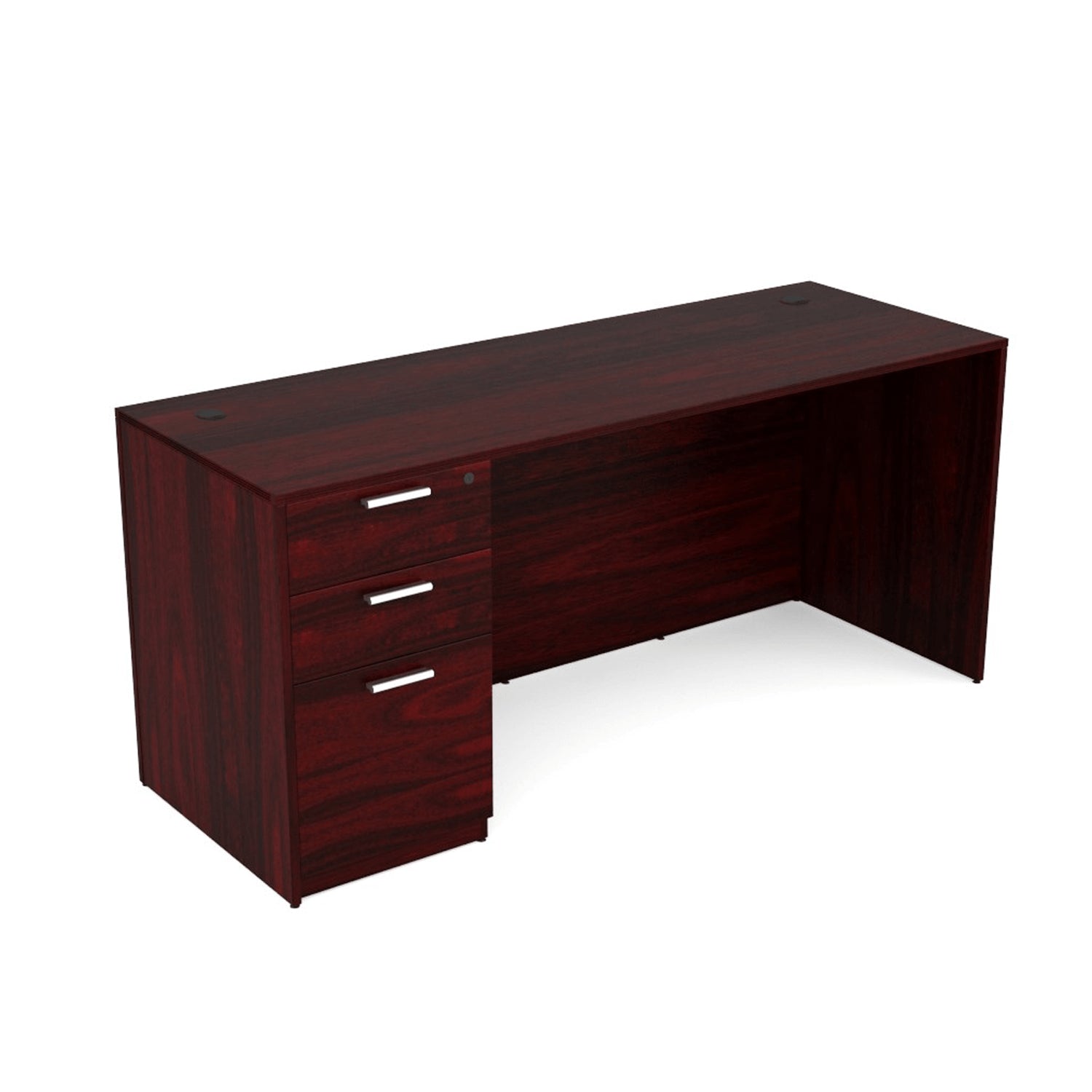 i5 Industries Rectangular Laminate Desk - Mahogany - SKU D3060P-4