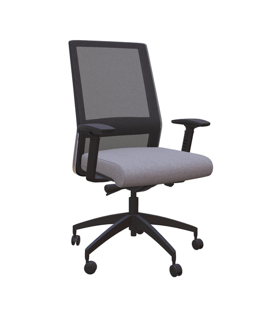 Freeride Grey Mesh-Back Office Chair