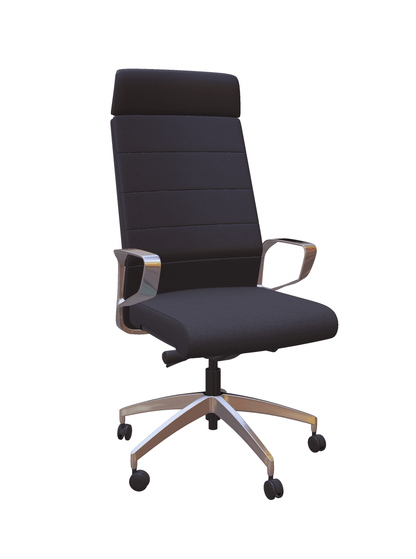 Freeride Executive High-Back Leather Conference Chair