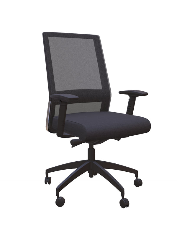 Freeride Grey Mesh-Back Office Chair