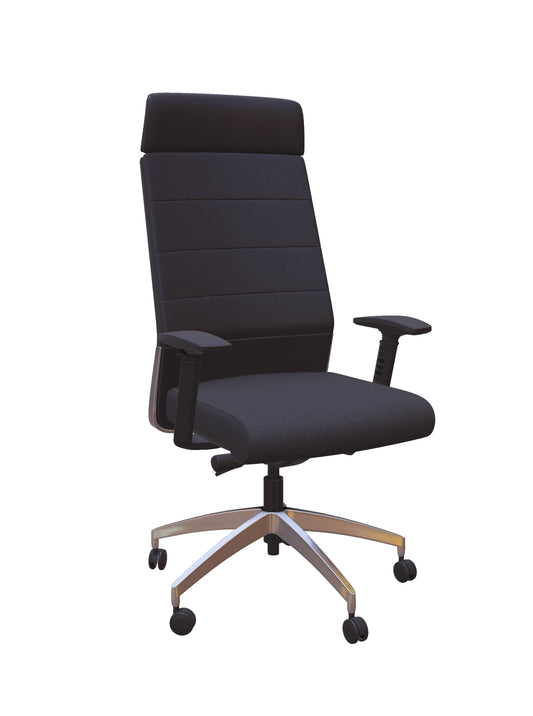 Freeride Executive High-Back Leather Office Chair