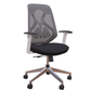 Roswell White on Grey Modern Ergonomic Office Chair