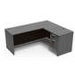 i5 Industries L-Shaped Laminate Desk - Grey - SKU D6672P-3