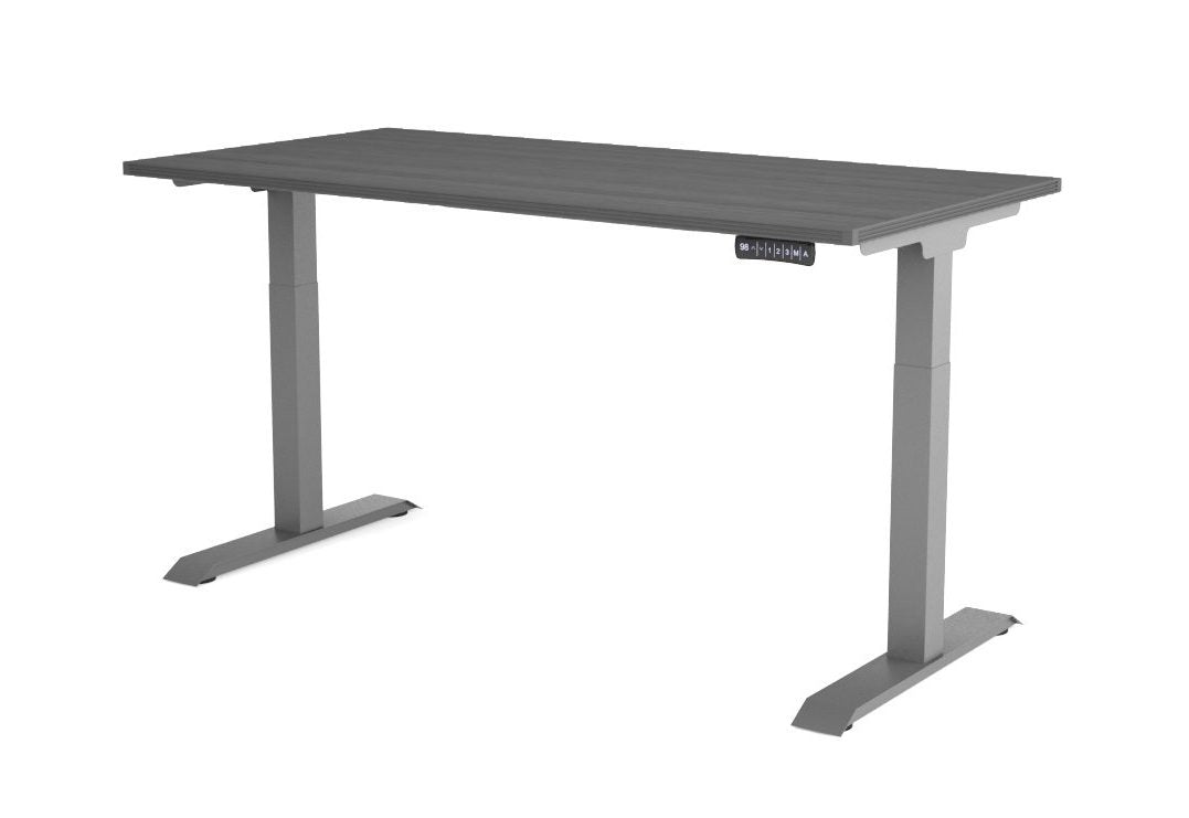 i5 Industries iRize Height Adjustable Desk - Grey - SKU IS3060