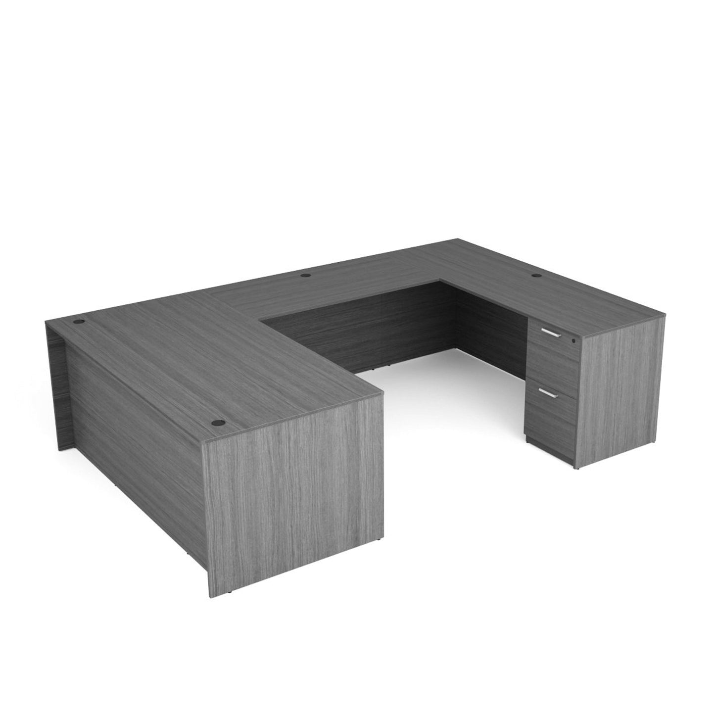 Kai U-Shaped Desk with Double Full Pedestals