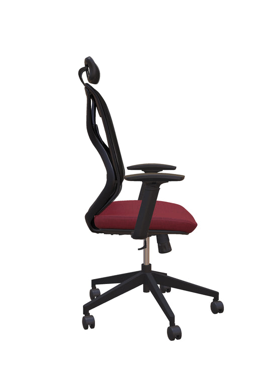 Roswell Black on Black Ergonomic Office Chair