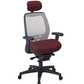 Nightingale SXO Mesh-Back Ergonomic Chair With Headrest - 6100D - Burgundy