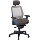 Nightingale SXO Mesh-Back Ergonomic Chair With Headrest - 6100D - Grey