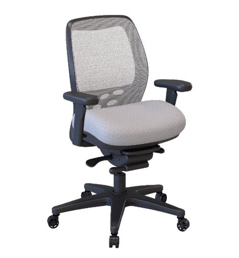 Nightingale SXO Mesh-Back Ergonomic Chair With Headrest - 6100 - White