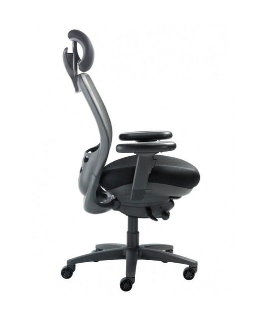 Nightingale SXO Mesh-Back Ergonomic Chair With Headrest - 6100D - Black