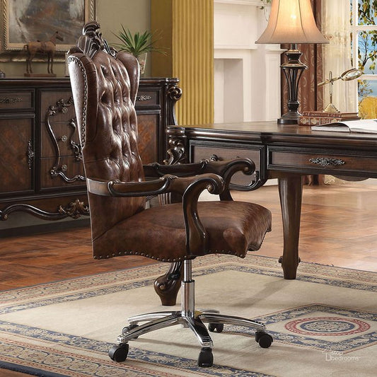 ACME Furniture Versailles Executive Office Chair - SKU 92282 - Cherry Oak