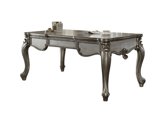 ACME Furniture Versailles Executive Platinum Antique Desk - SKU 92820