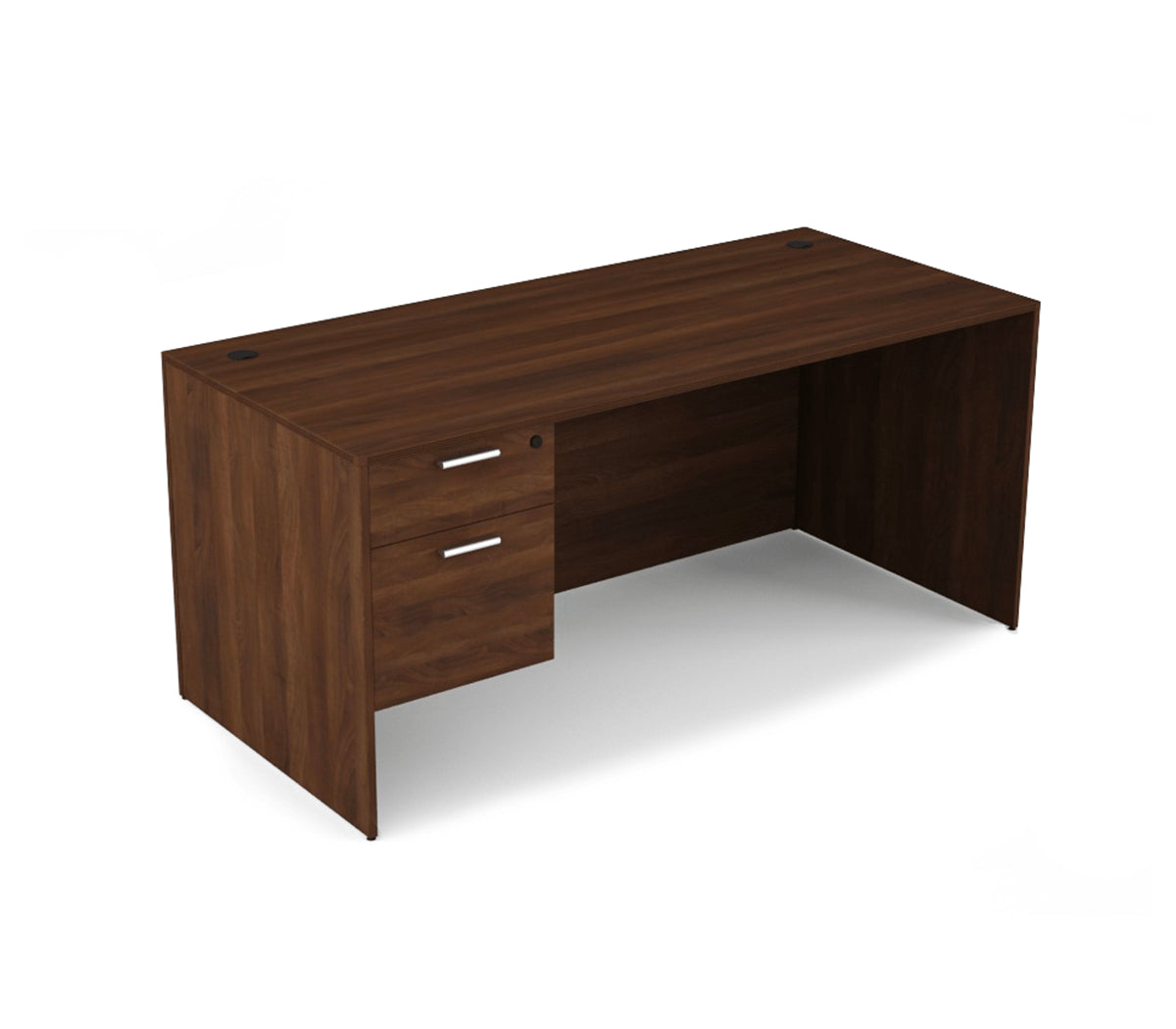 i5 Industries Rectangular Laminate Desk - Walnut- SKU D3060P-3