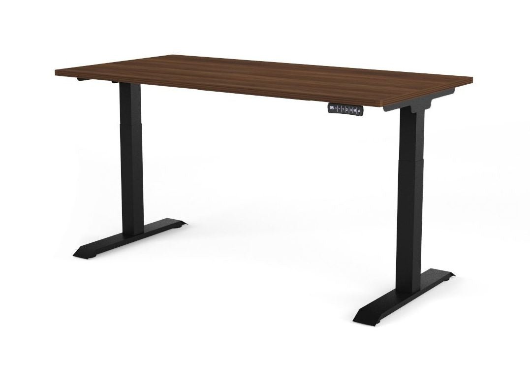 i5 Industries iRize Height Adjustable Desk - Walnut - SKU IB3060