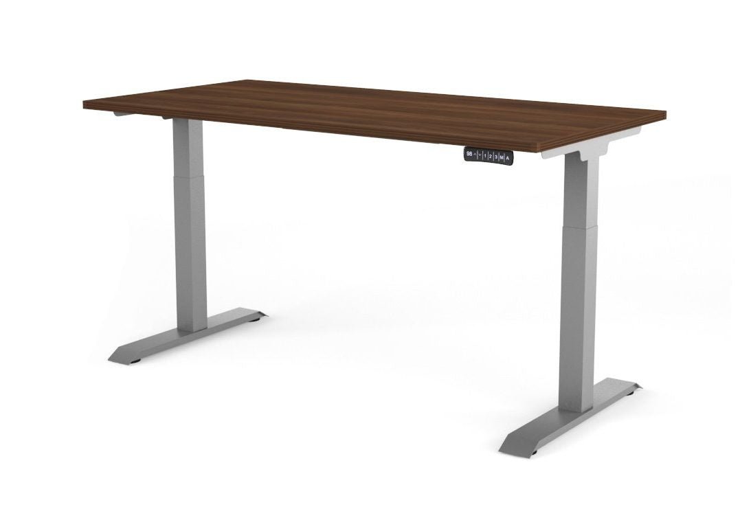 i5 Industries iRize Height Adjustable Desk - Walnut - SKU IS3060